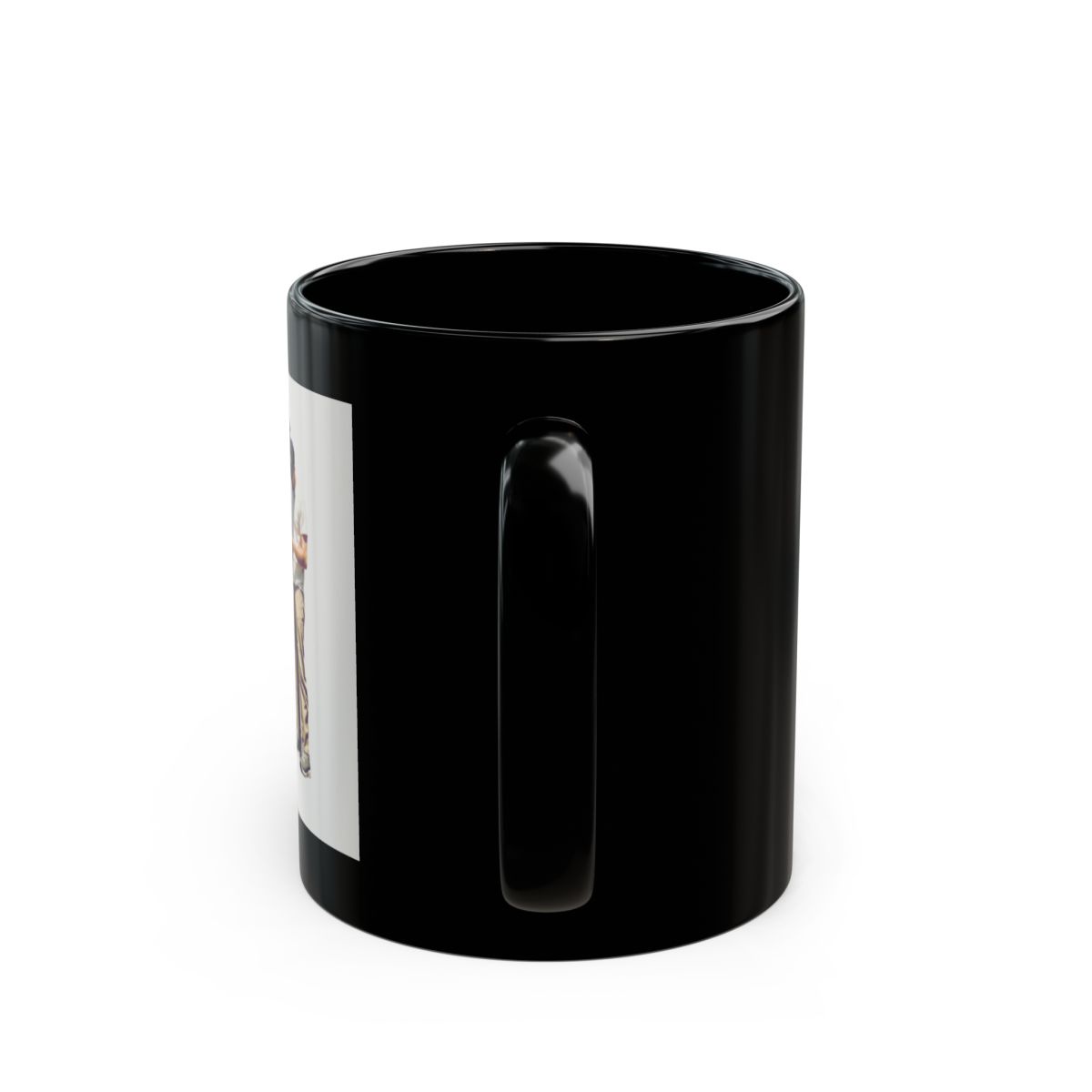 How To with John Wilson Black Mug - alternate angle 4, merchandise