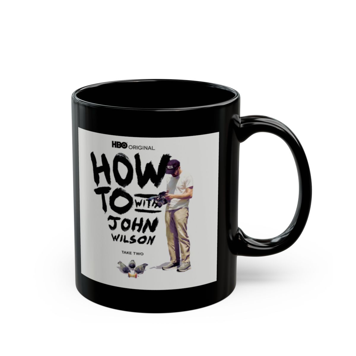 How To with John Wilson Black Mug