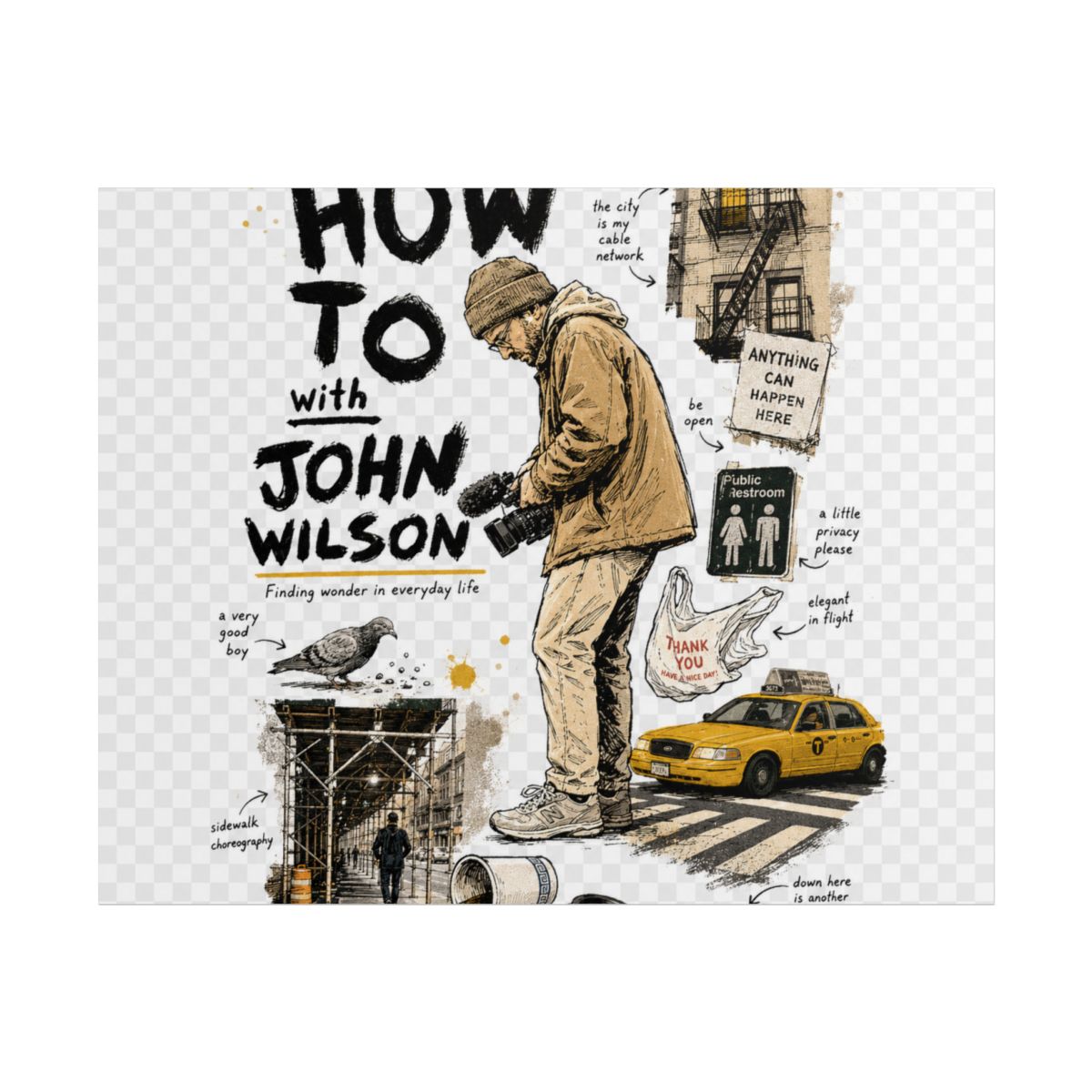 How To with John Wilson Rolled Poster - alternate angle 3, merchandise