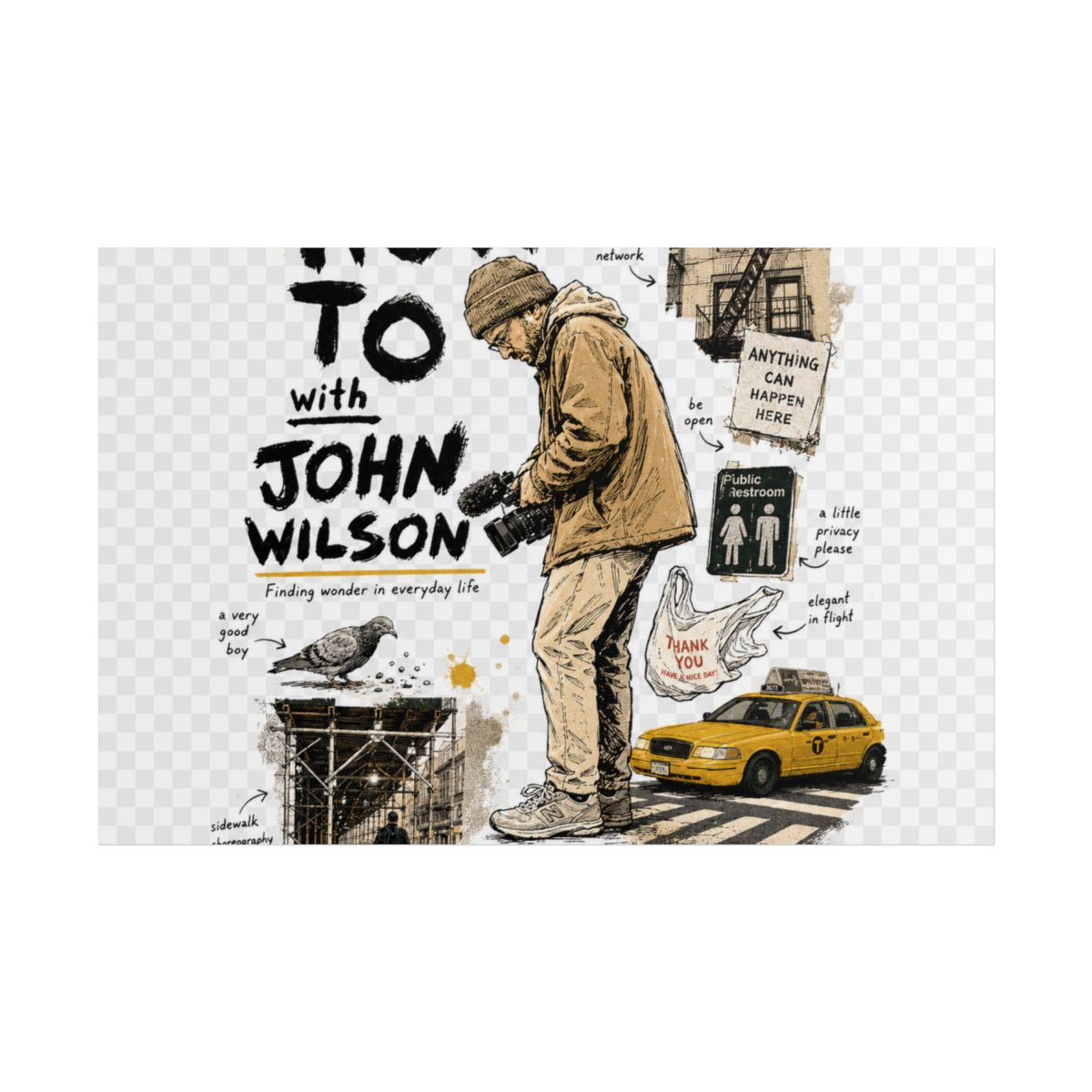 How To with John Wilson Rolled Poster - alternate angle 5, merchandise