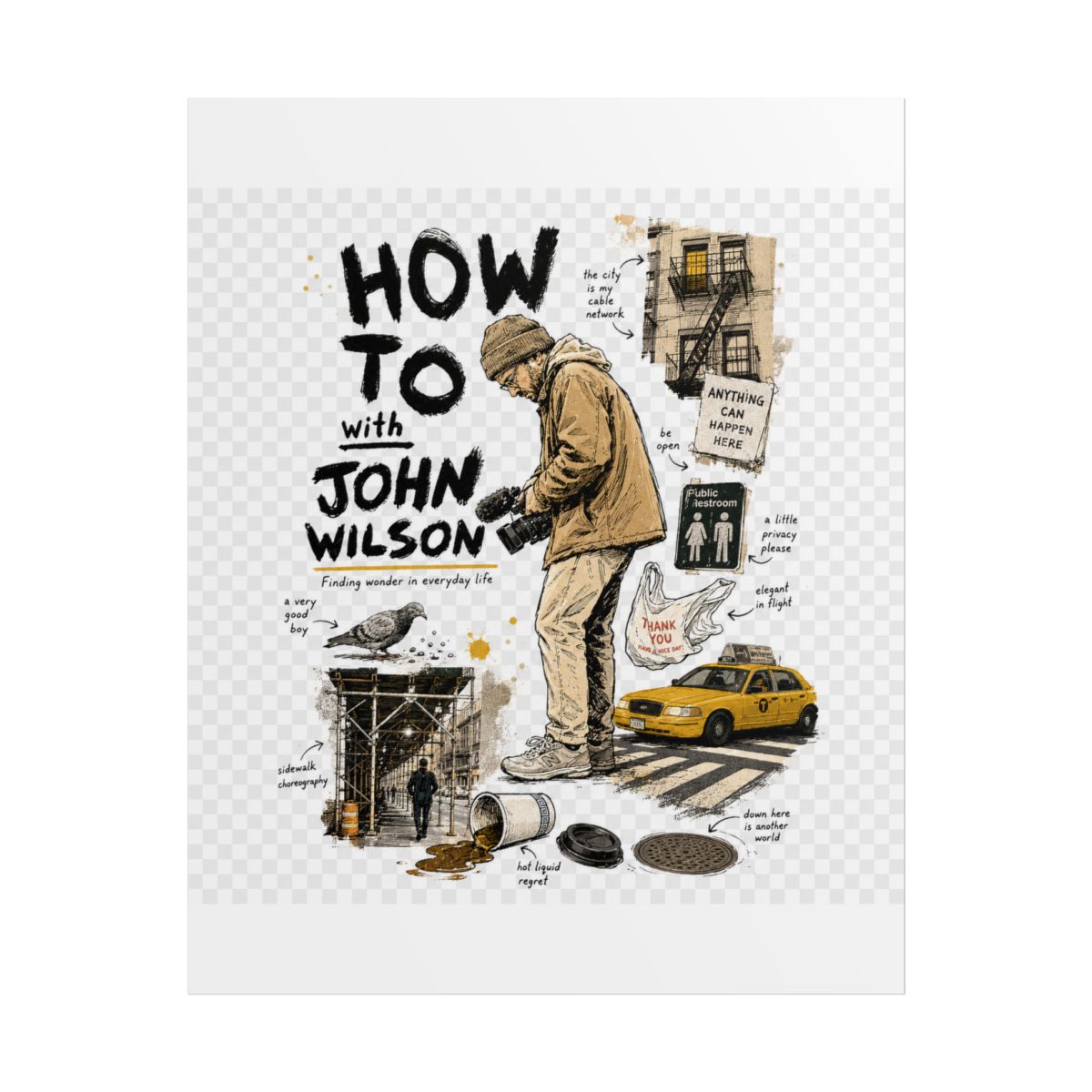 How To with John Wilson Rolled Poster - alternate angle 1, merchandise