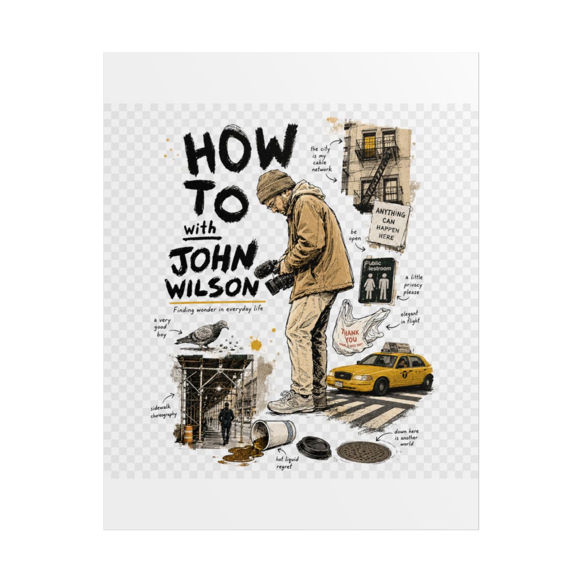 How To with John Wilson Rolled Poster - alternate angle 2, merchandise